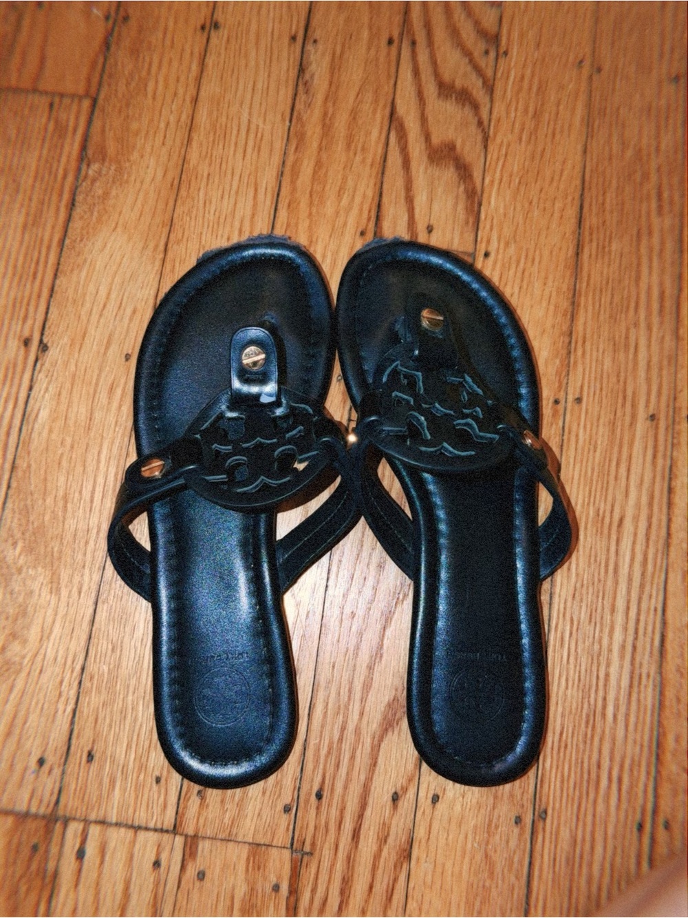 Tory Burch - Black Hardware Sandals